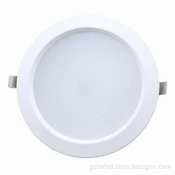 LED bathroom downlights, 15W, with water-resistant, dimmable version available